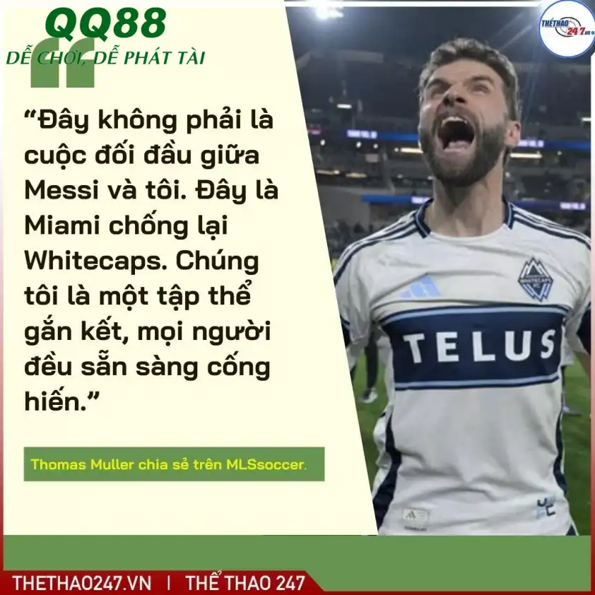 Thomas Muller cảnh báo Inter Miami trước thềm chung kết Thomas Muller cảnh báo Inter Miami trước thềm chung kết
